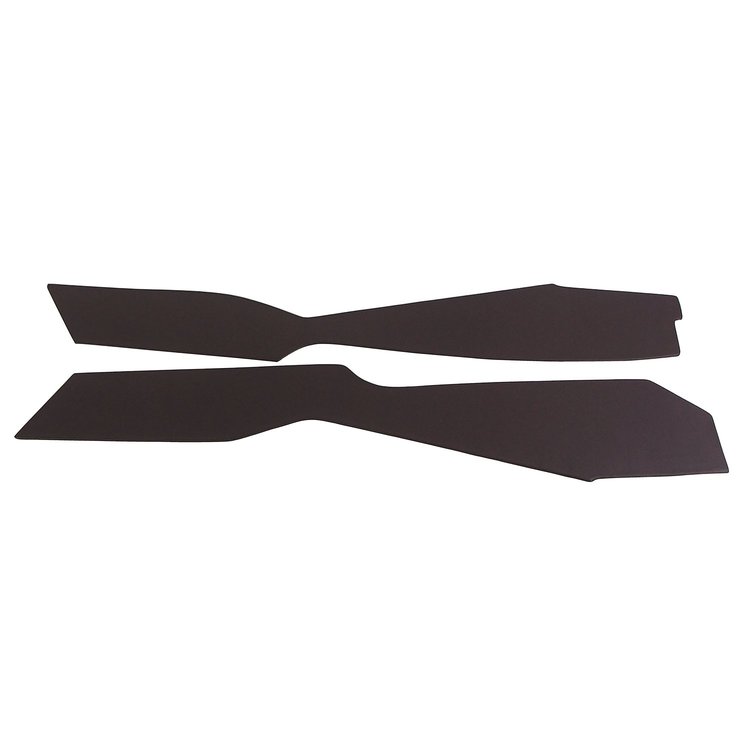 416336 Leather Console Side Panels, 1980-1980 Chevy Corvette, Claret