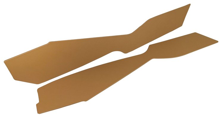 416358 Leather Console Side Panels, 1981-1981 Chevy Corvette, Camel 1981 Early