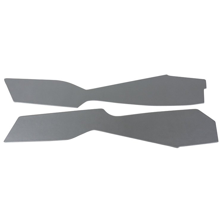 416362 Leather Console Side Panels, 1978-1978 Chevy Corvette, Silver Pace