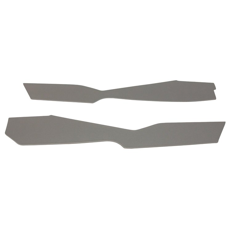 416364 Leather Console Side Panels, 1981-1981 Chevy Corvette, Silver 1981 Early