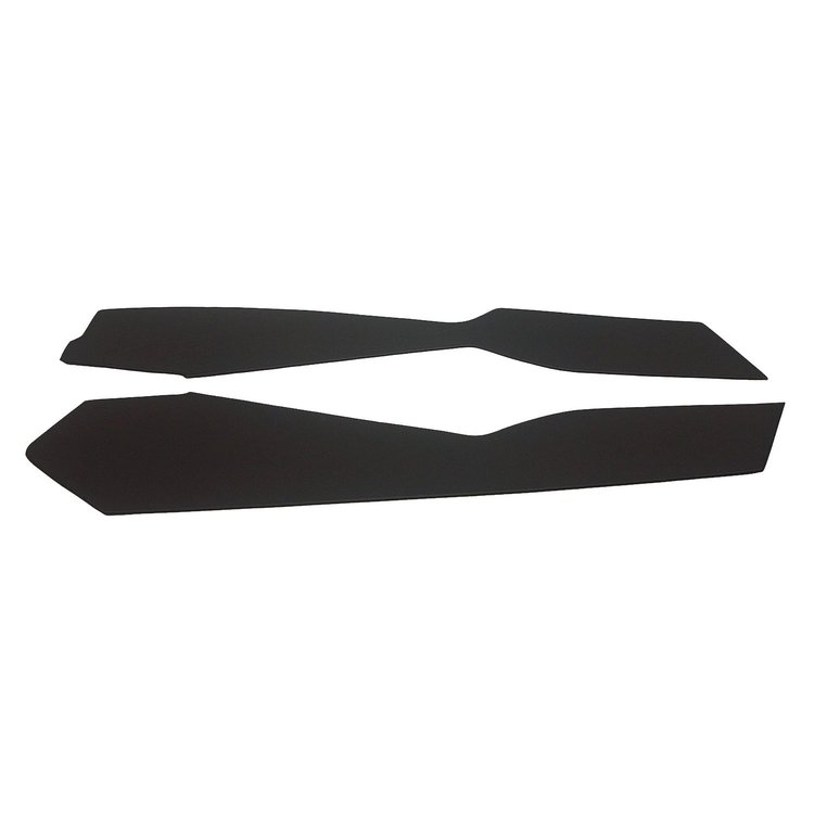 416420 Leather Console Side Panels, 1981-1981 Chevy Corvette, Black, 1981 Late
