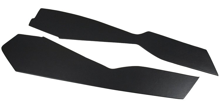 416421 Leather Console Side Panels, 1982-1982 Chevy Corvette, Charcoal