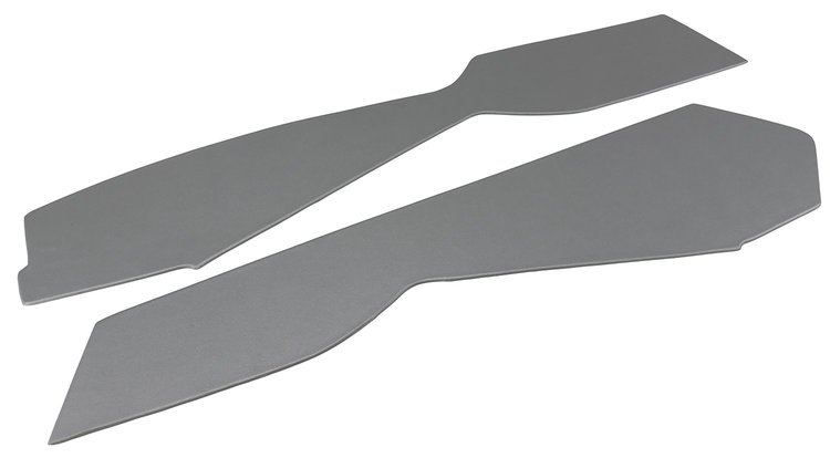 416464 Leather Console Side Panels, 1981-1981 Chevy Corvette, Silver