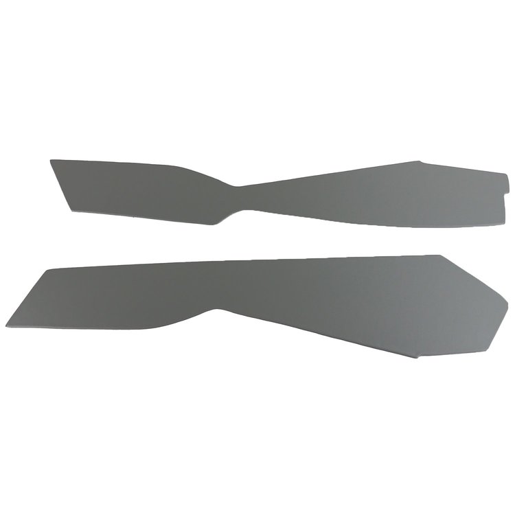 416468 Leather Console Side Panels, 1982-1982 Chevy Corvette, Gray