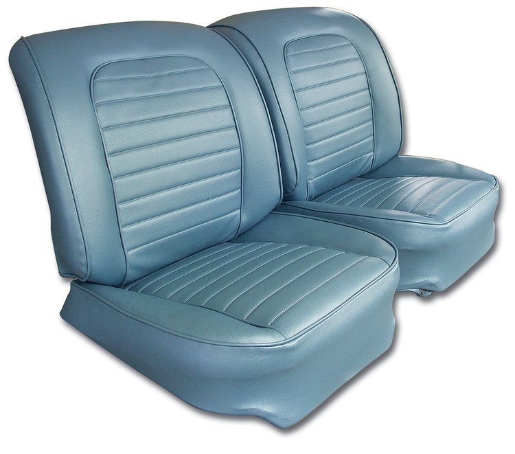 416707 Vinyl Seat Covers, 1959-1959 Chevy Corvette, Blue