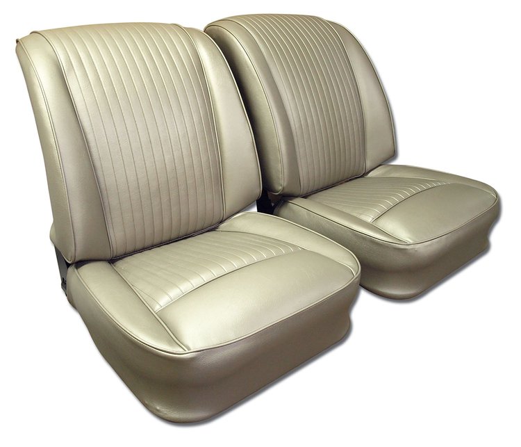 417009 Vinyl Seat Covers, 1962-1962 Chevy Corvette, Fawn