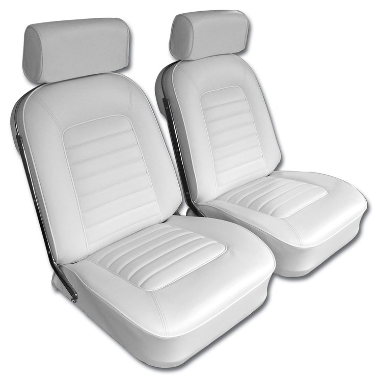 417465 Vinyl Seat Covers, 1966-1966 Chevy Corvette, White