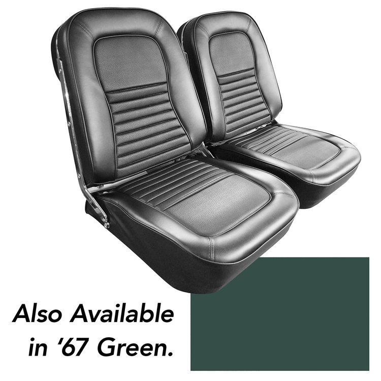 417514 Vinyl Seat Covers, 1967-1967 Chevy Corvette, Green