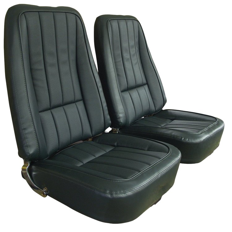 417714 Vinyl Seat Covers, 1969 Chevy Corvette, Green