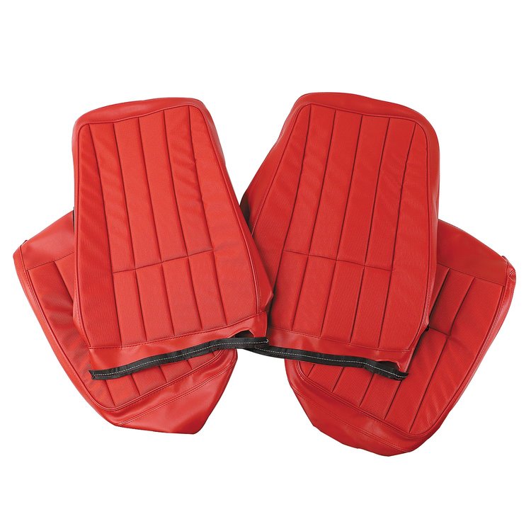 417730 Vinyl Seat Covers, 1969 Chevy Corvette, Red
