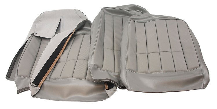 417861 Vinyl Seat Covers, 1974-1974 Chevy Corvette, Silver