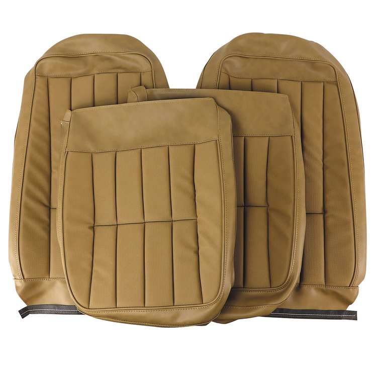 417951 Vinyl Seat Covers, 1975-1975 Chevy Corvette, Medium Saddle