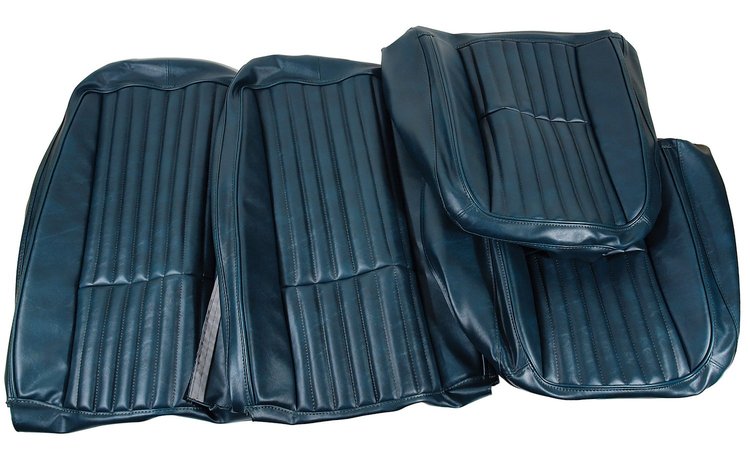 418019 Vinyl Seat Covers, 1976-1976 Chevy Corvette, Bluegreen