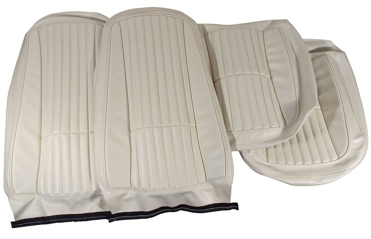 418076 Vinyl Seat Covers, 1976-1976 Chevy Corvette, White