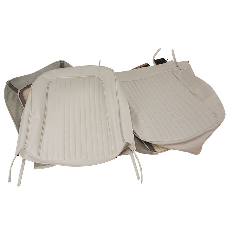 418465 Leather Seat Covers, 1964-1964 Chevy Corvette, White