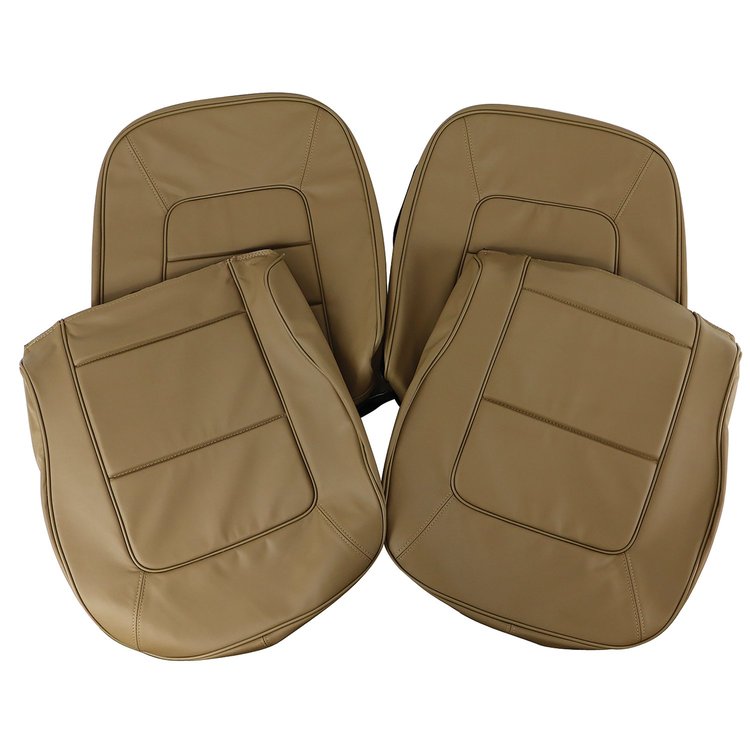 418552 Leather Seat Covers, 1965-1965 Chevy Corvette, Saddle