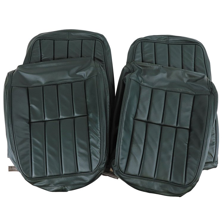 418914 Leather Seat Covers, 1969 Chevy Corvette, Green