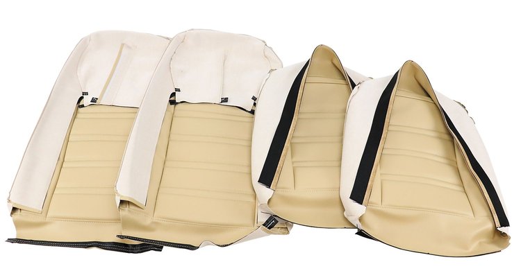 421550 Leather-Like Vinyl Seat Covers, 1978-1978 Chevy Corvette, Doeskin