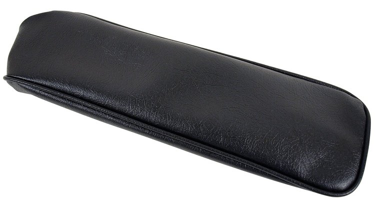 424020 Center Armrest Cover, 1963-1964 Chevy Corvette, Black, Vinyl