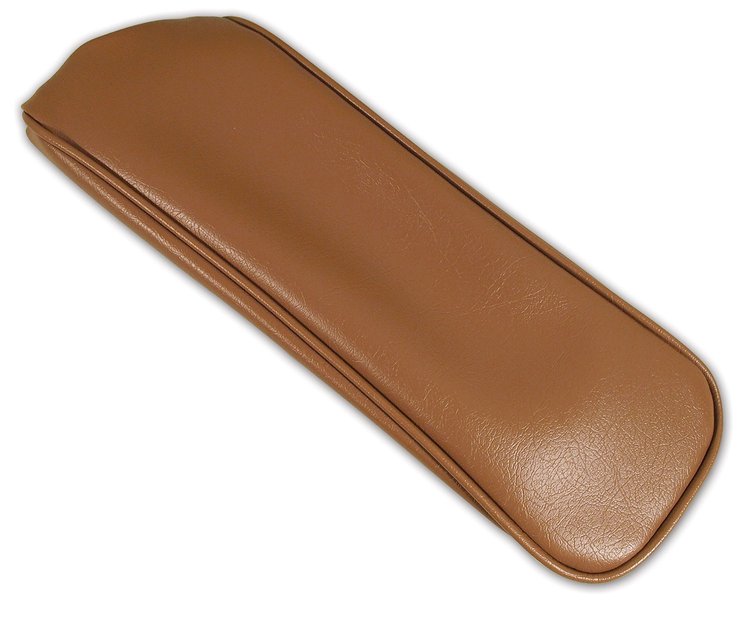 424054 Center Armrest Cover, 1963-1964 Chevy Corvette, Saddle Vinyl