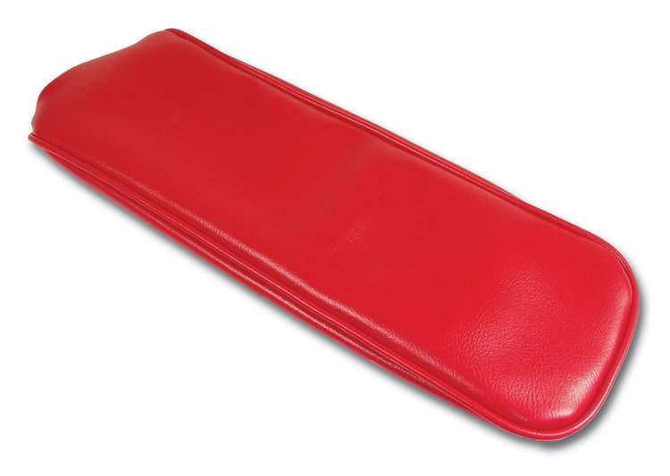 424130 Center Armrest Cover, 1965-1966 Chevy Corvette, Red Vinyl
