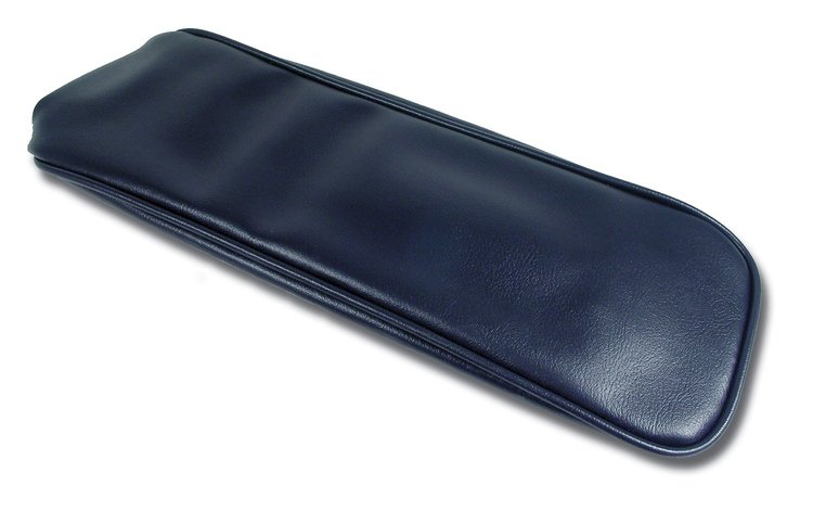 424144 Center Armrest Cover, 1966-1966 Chevy Corvette, Dark Blue Vinyl