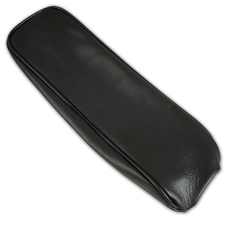 424220 Center Armrest Cover, 1963-1966 Chevy Corvette, Black, Leather
