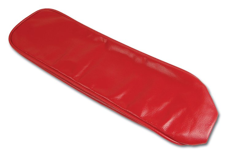 424235 Center Armrest Cover, 1963-1964 Chevy Corvette, Red Leather