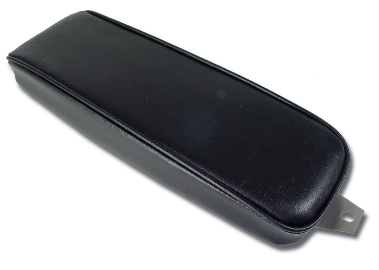 424320 Center Armrest, 1963-1964 Chevy Corvette, Black, Vinyl