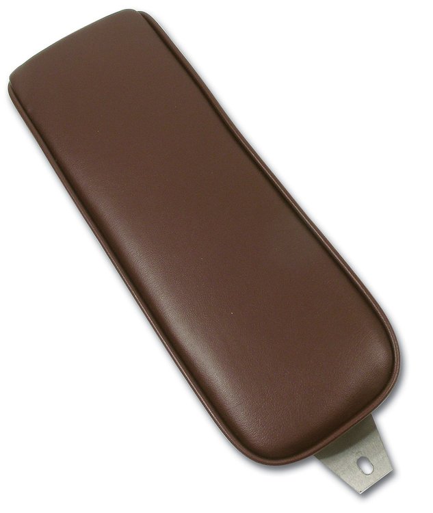 424437 Center Armrest, 1965-1965 Chevy Corvette, Maroon Vinyl
