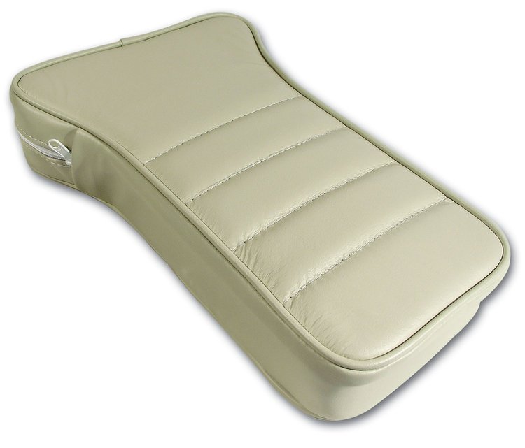 425066 Reproduction Center Armrest, 1979-1980 Chevy Corvette, Oyster Leather W/Vinyl