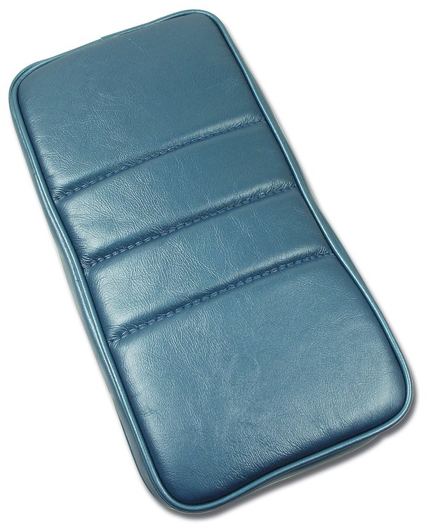 425174 Center Armrest, 1986-1989 Chevy Corvette, Blue Leather