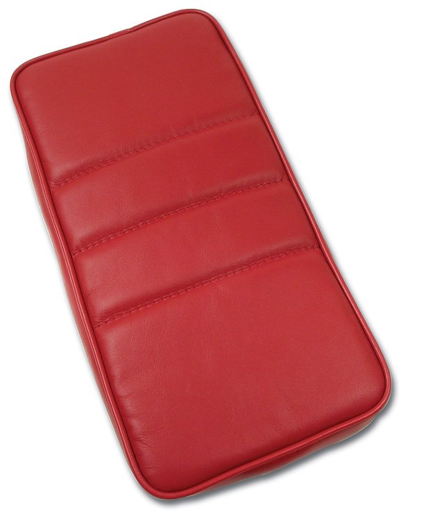 425175 Center Armrest, 1986-1989 Chevy Corvette, Red Leather