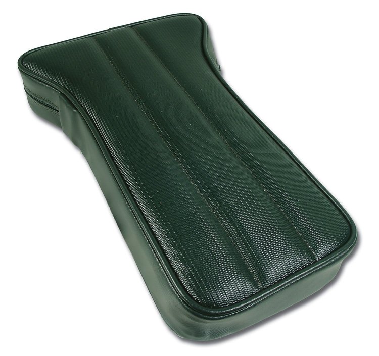 425414 Reproduction Center Armrest, 1969 Chevy Corvette, Green Vinyl