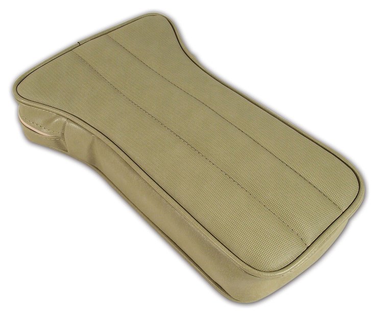 425416 Reproduction Center Armrest, 1974-1975 Chevy Corvette, Neutral Vinyl