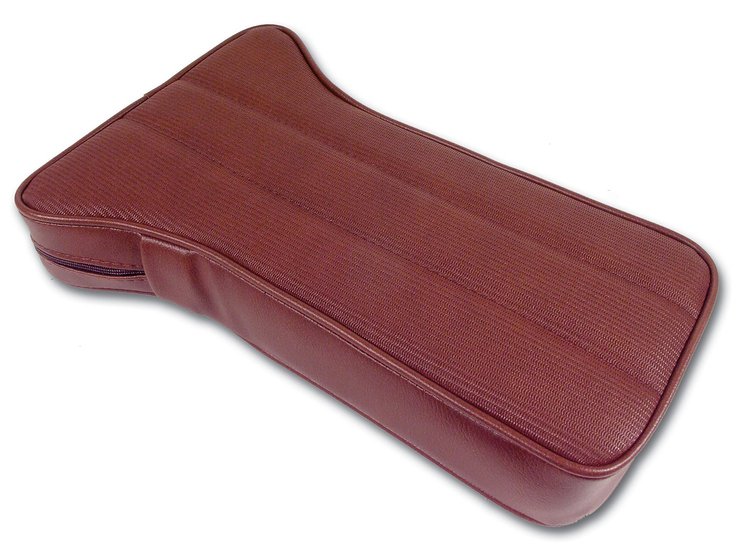 425423 Reproduction Center Armrest, 1973-1973 Chevy Corvette, Dark Saddle Vinyl