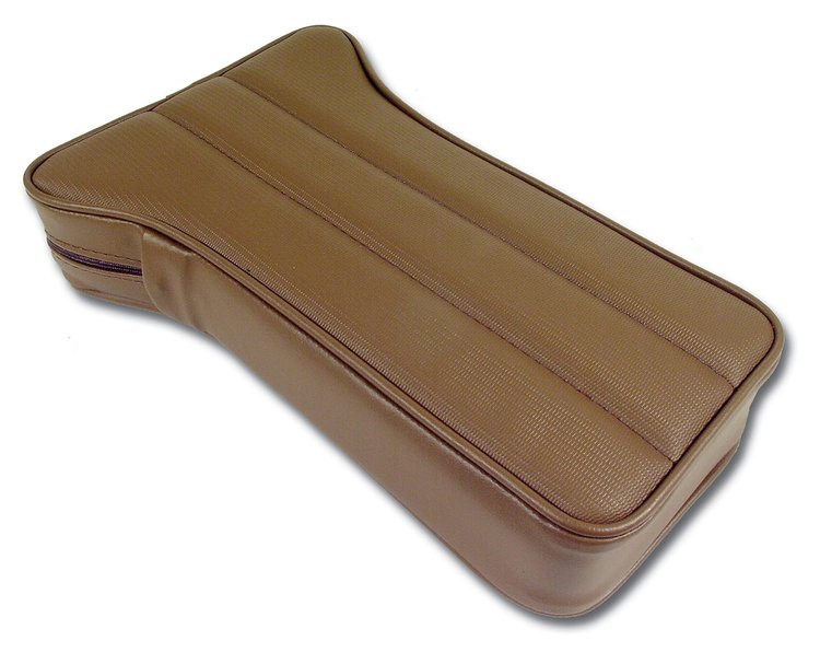 425456 Reproduction Center Armrest, 1969 Chevy Corvette, Saddle Vinyl