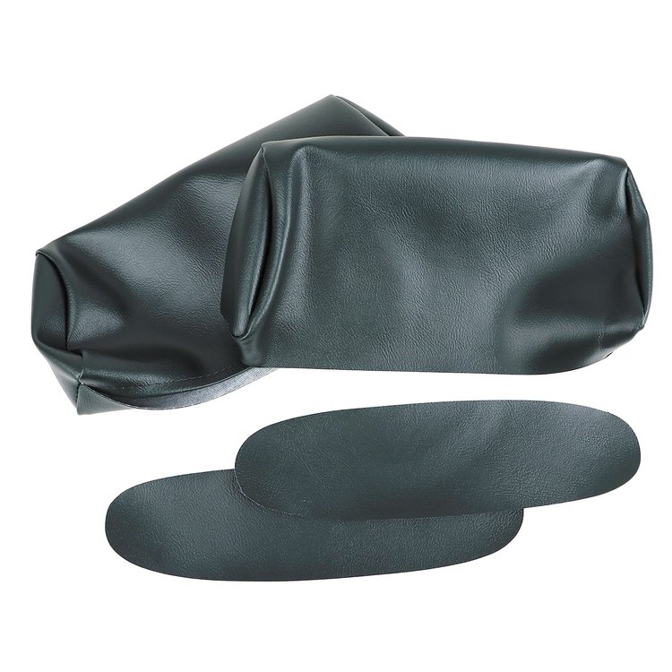 425714 Headrest Covers, 1969 Chevy Corvette, Green Vinyl