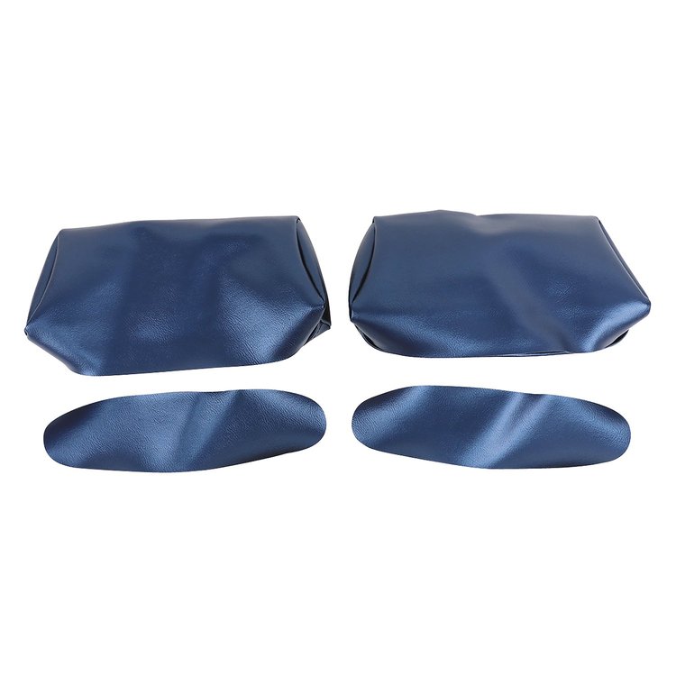 425732 Headrest Covers, 1968-1968 Chevy Corvette, Dark Blue Vinyl