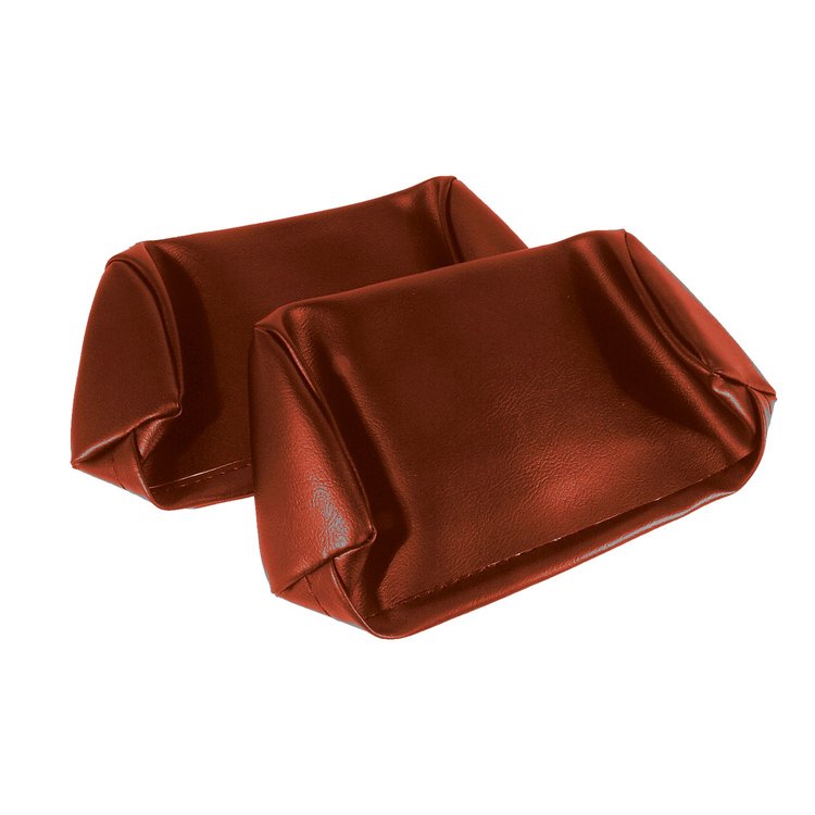 425738 Headrest Covers, 1968-1968 Chevy Corvette, Dark Orange Vinyl