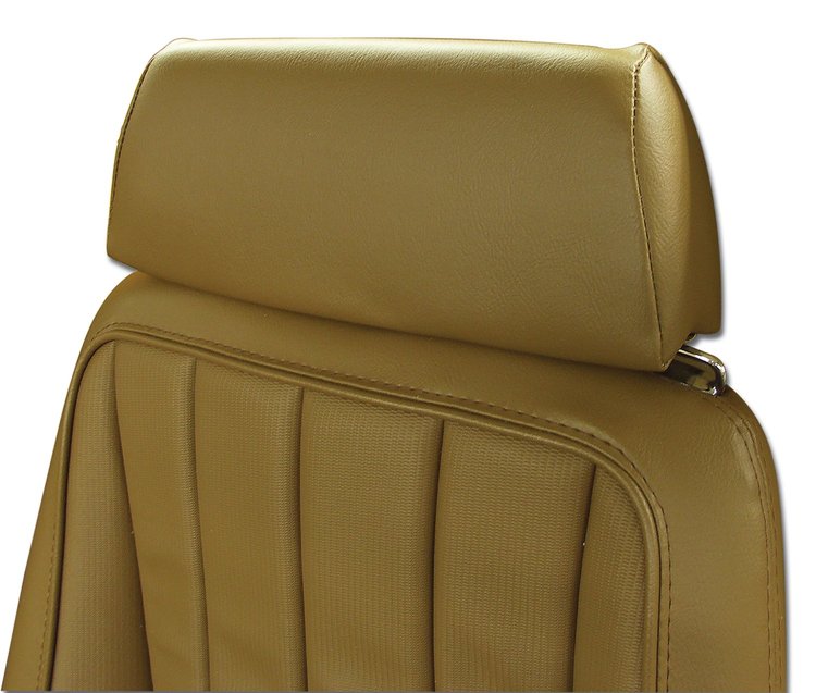 425756 Headrest Covers, 1968-1969 Chevy Corvette, Saddle Vinyl