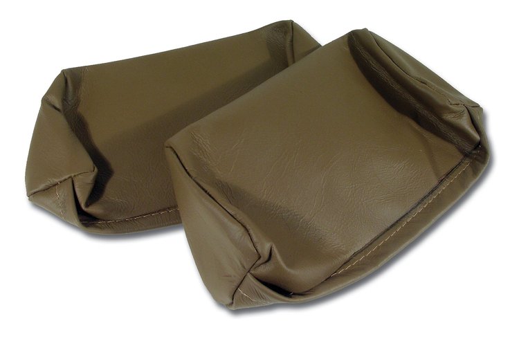426056 Headrest Covers, 1968-1969 Chevy Corvette, Saddle Leather
