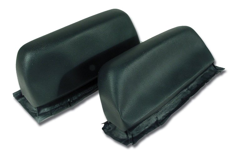 426114 Headrest Covers, 1969 Chevy Corvette, Green ABS
