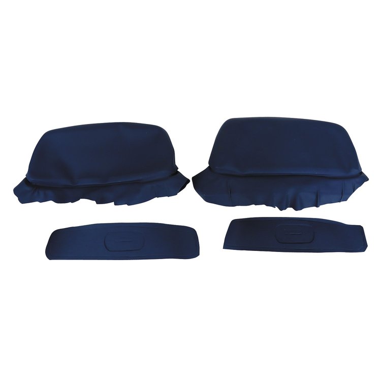 426132 Headrest Covers, 1968-1968 Chevy Corvette, Dark Blue ABS