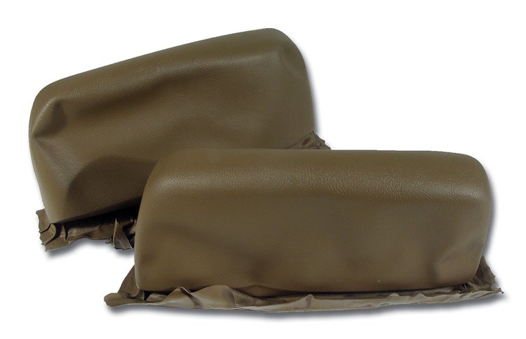 426156 Headrest Covers, 1968-1969 Chevy Corvette, Saddle ABS