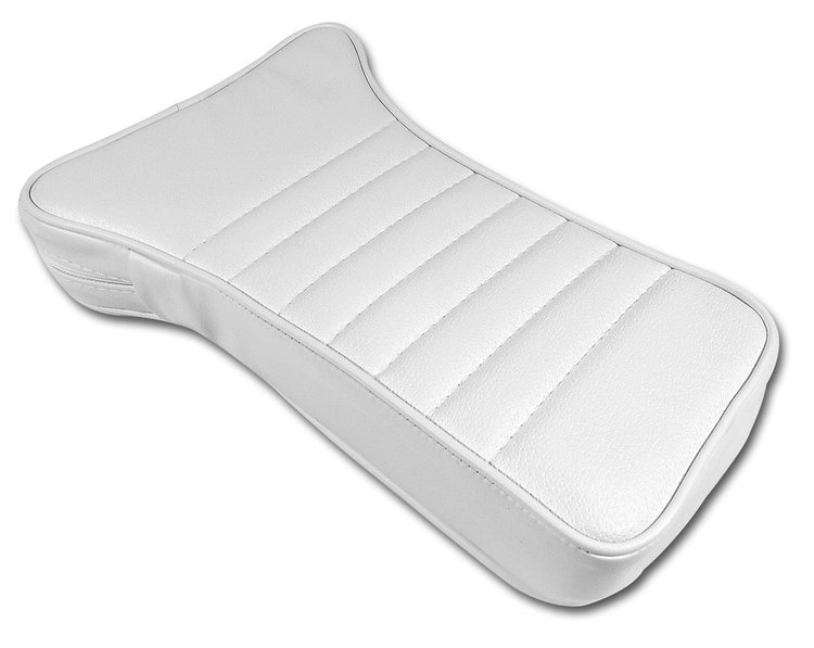 426665 Reproduction Center Armrest, 1967-1967 Chevy Corvette, White Vinyl