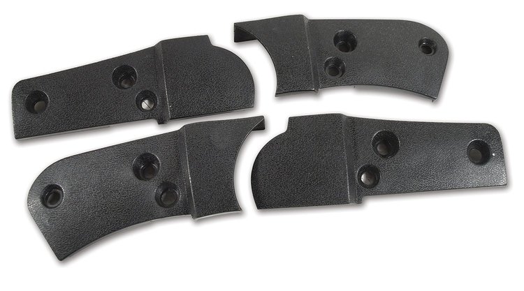 426820 Reproduction Seat Hinge Cover Set, 1979-1981 Chevy Corvette, 4pc, Black