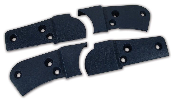 426846 Reproduction Seat Hinge Cover Set, 1982-1982 Chevy Corvette, 4pc, Dark Blue