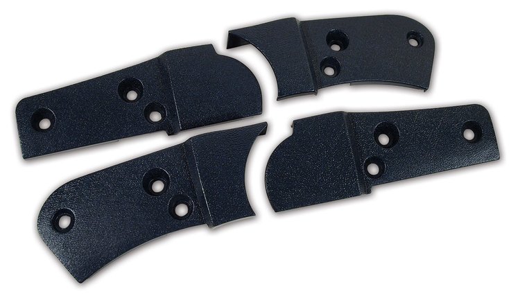 426848 Reproduction Seat Hinge Cover Set, 1978-1981 Chevy Corvette, 4pc, Dark Blue