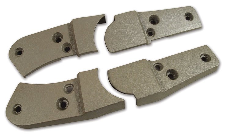 426860 Reproduction Seat Hinge Cover Set, 1982-1982 Chevy Corvette, 4pc, Collector